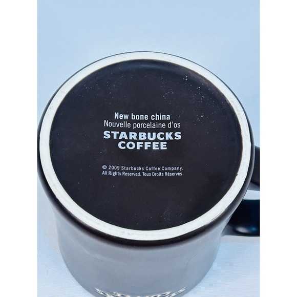 Starbucks Yukon Blend Moose Coffee Mug Cup 16oz New Bone China 2009 - Picture 5 of 5